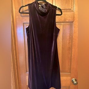 Ann Taylor factory velvet swing dress